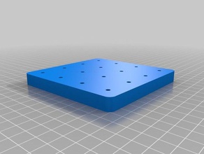 4x4x4 led-cube-template-Basis - Elektronik openscad 3d print model - Mito3D
