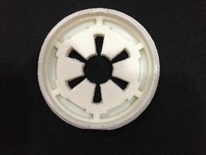 star wars empire logo cookie cutter casa 3d print model - Mito3D