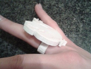 bague anillo de malmedy anillos 3d print model - Mito3D
