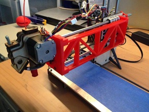 printrbot simple y-axis gt2 belt extension 3d printer parts 3d print model - Mito3D