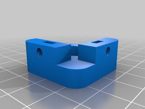 naroznik fare szklanego stolu 3d la stampante parti 3d print model - Mito3D