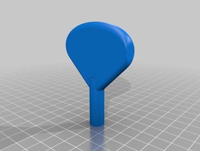 drum head tuning key customisable text music drums percussion tool tools 3d print model - Mito3D