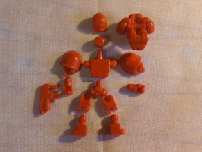 space marine de la construcción juguetes 3d print model - Mito3D