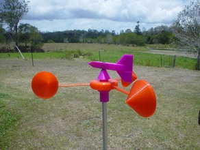 wind gauge outdoor garden 3d print model - Mito3D