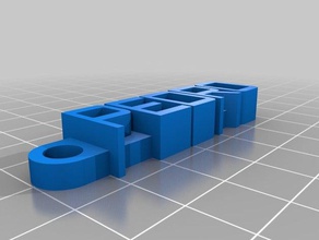 pedro keychain organization customized 3d print model - Mito3D