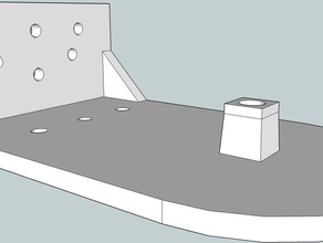 cieco staffa acmeda di sostituzione parti 3d print model - Mito3D