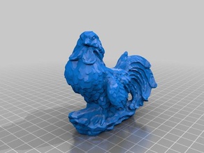 garden hen animals chicken 3d print model - Mito3D