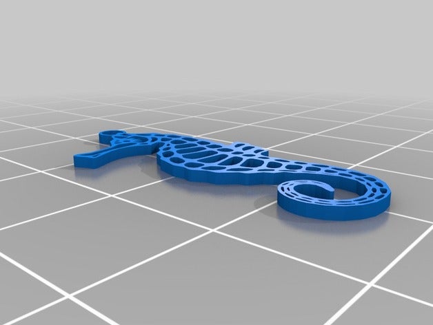 Seepferdchen Kette Anhänger 2 andere onsuchafullsea 3D print model - Mito3D