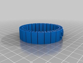 il mio flessibili su misura nome braccialetto bracciali 3d print model - Mito3D