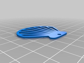 shell chaîne pendentif accessoires onsuchafullsea 3d print model - Mito3D