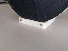 minimaliste bobine rouleau 3d de l'imprimante accessoires roulement filament le titulaire openscad paramétrique simple simpliste support utile 3d print model - Mito3D