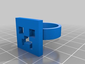 bague lierre les anneaux personnalisé 3d print model - Mito3D