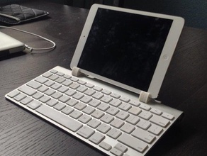remixed ipad mini-apple wireless keyboard-Halter tablet Ständer 3d print model - Mito3D