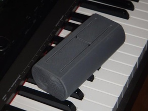 yarık Aztek teponaztli davul müzik idiophone alet perküsyon 3d print model - Mito3D