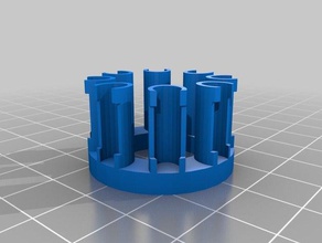 octofish rainbow loom maker 8 muescas las pulseras personalizado 3d print model - Mito3D