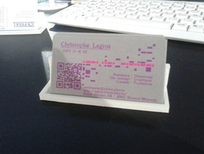cartão de visita stand office 3d print model - Mito3D
