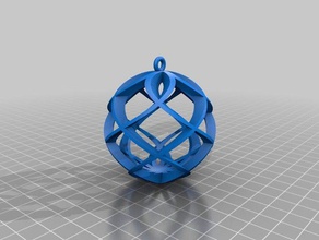 smooth spiral sphere decor 3d print model - Mito3D