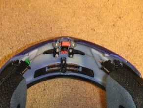 flip-up helmet sostituzione leva parti moto 3d print model - Mito3D