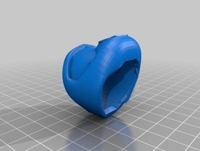kask maya 3d baskı 3d print model - Mito3D