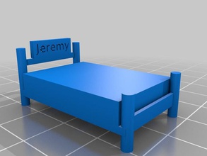 jeremyf letto modello mobili inutile 3d print model - Mito3D