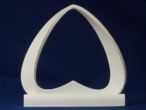 mobius moebius strip stand no support needed math art 3d print model - Mito3D