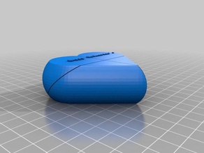 Sevgililer Günü kalp kutu etkileşimli özelleştirilmiş 3d print model - Mito3D