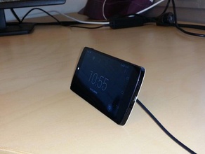pequeno stand nexus carregador sem fios de um quadrado móveis telefone o carregamento fio 3d print model - Mito3D