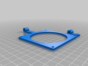 my customized fan mounting bracketb 3d printer parts 3d print model - Mito3D