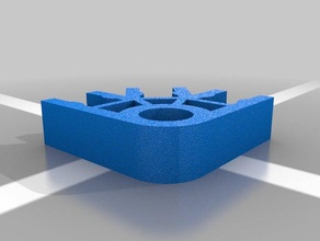 knex rote 90-Grad-Ecke-block Bau - Spielzeug buildign Gebäude 3d print model - Mito3D