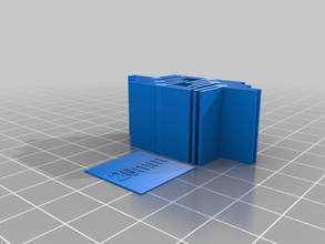cardboard building clips rev 2 parts 3d print model - Mito3D