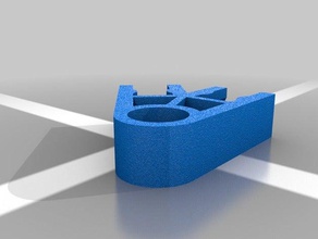 knex grey 45 degree connector construction toys part parts 3d print model - Mito3D