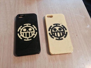 heart pirates iphone 5 case mobile one piece 3d print model - Mito3D