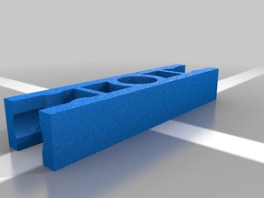 knex orange bar connector construction toys build building parts 3d print model - Mito3D