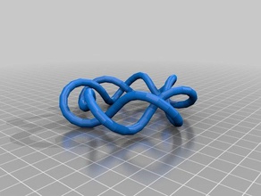 knot yolları matematik sanat openscad 3d print model - Mito3D