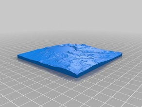 crater lake 3dtopo durchsucht Replikate 3d-topo oregon Vulkan 3d print model - Mito3D