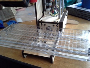 printrbot xl laser cut etched acrylic platform 3d printer parts 3d print model - Mito3D