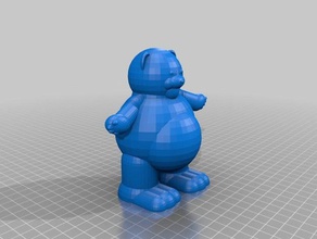 fluffy bear sculptures 3d print model - Mito3D