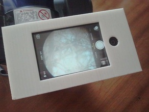 openscad smart phone microscopetelescope adattatore 3d stampa 3d print model - Mito3D