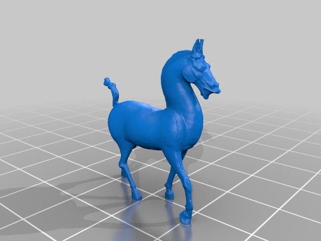 prancing horse alta resolução de digitalização minneapolis instituto artes varreduras réplicas 3D print model - Mito3D