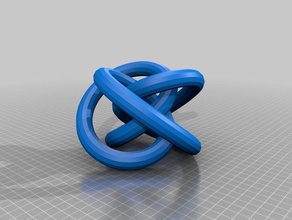 torus knot heykeller 3d print model - Mito3D