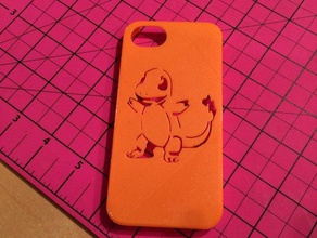 charmander case iphone5 accessories customized 3d print model - Mito3D