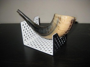 shofar display stand arredamento 3d print model - Mito3D