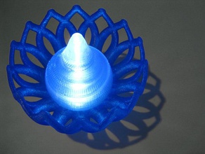lámpara número 2 decoración 3d print model - Mito3D