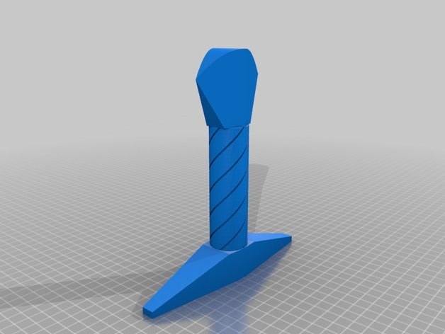 umbrella hilt accessories grip handle umbrell sword 3D print model - Mito3D