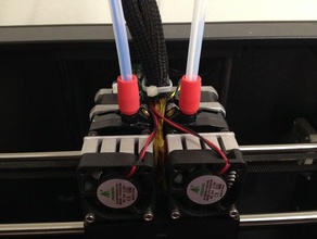 tubo de guía la titular rep2x 3d impresora accesorios replicator 2x 3d print model - Mito3D