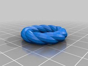 torus knot matematik sanat customizer openscad 3d print model - Mito3D