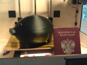 pig coins household supplies bank piggy replicator toy 3d print model - Mito3D