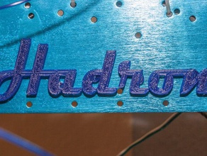 la plaque signalétique de l'ord bot hadron 3d l'imprimante accessoires 3d print model - Mito3D