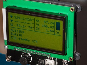 sainsmart megatronics lcd12864 mont ord bot hadron 3d de l'imprimante pièces 3d print model - Mito3D