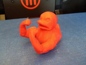 kötü beefy ducky yaratıklar beefyarms 3d print model - Mito3D